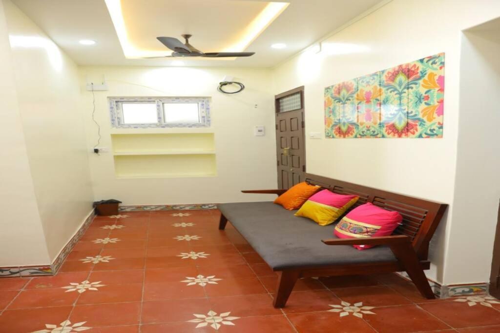 Heritage Home With 3 Bed/3 Bath With Kitchen In A Residential Neighborhood. Madurai Luaran gambar